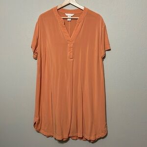 H&M Orange Midi Dress